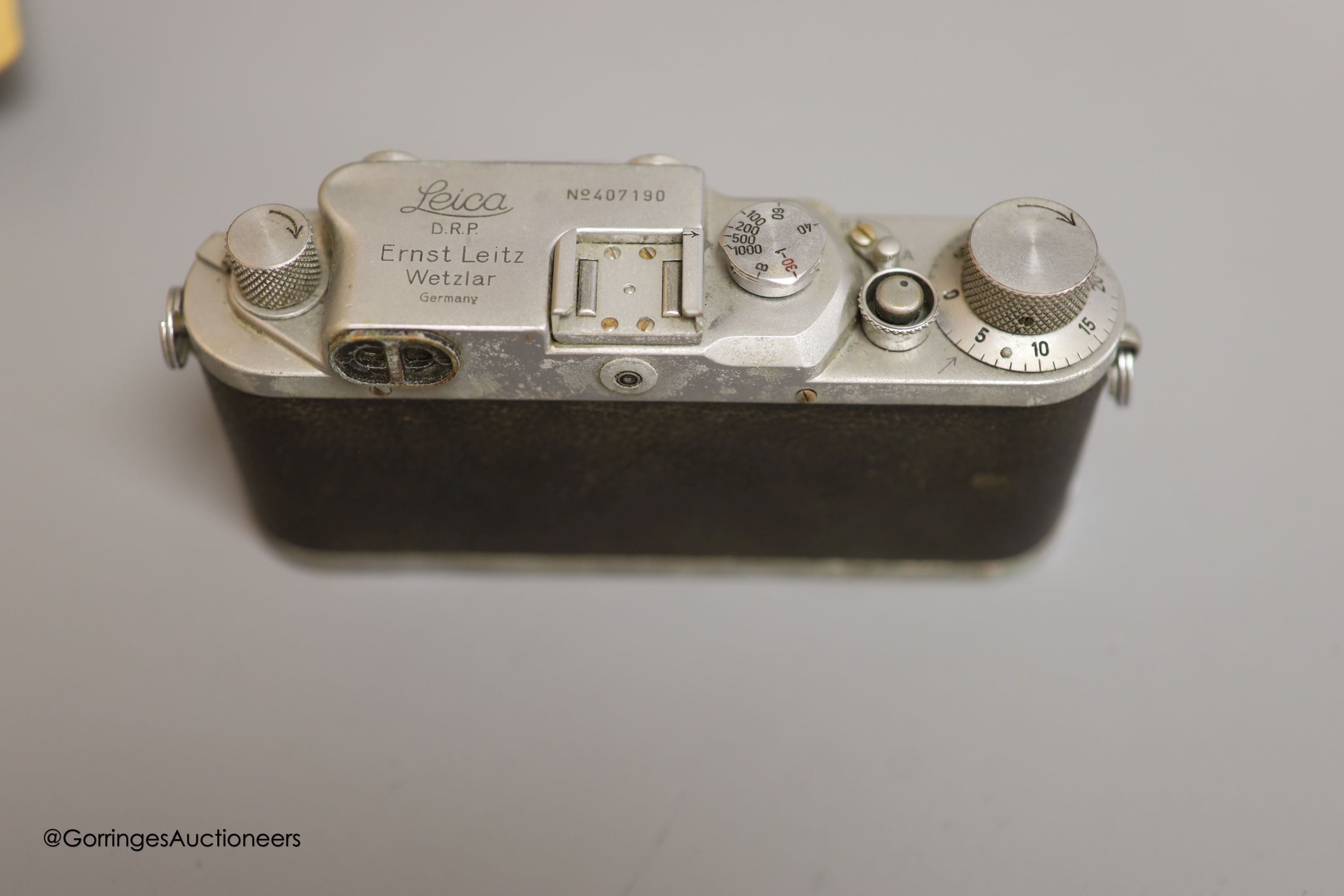 A Leica IIIc camera, serial no.407190